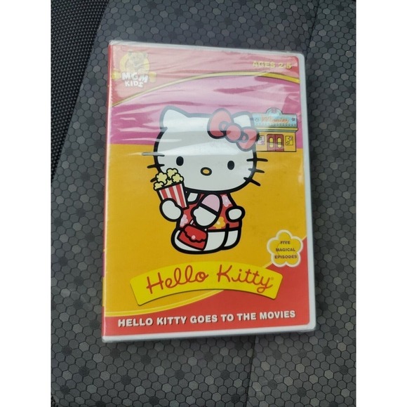Lot Of 3 Hello Kitty DVDs Goes to The Movies, Plays Pretend, Fairly Tales. New! - Picture 3 of 5